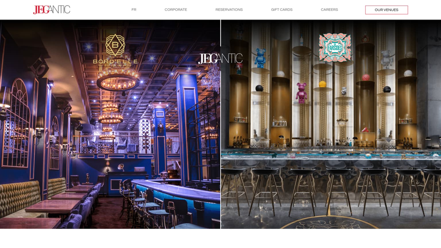 Jegantic Website Desktop Screenshot